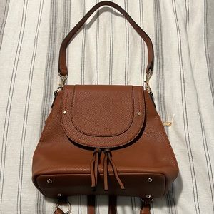 Sophiya - Samantha Convertible Large Backpack (Cognac Brown)